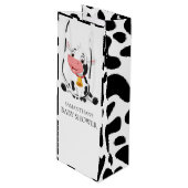 Pour Bouteille Sac cadeau de BABY SHOWER de vin Holly (Devant Angle)