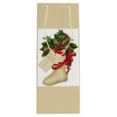 Pour Bouteille Sac cadeau de Noël victorien Stocking Vin (Dos)