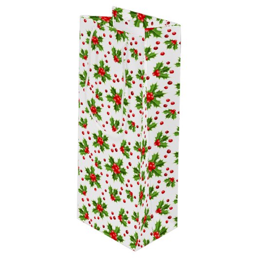 Pour Bouteille Sac cadeau de vacances (Devant Angle)