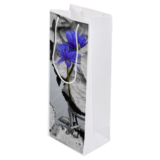 Pour Bouteille Sac cadeau de vin (Devant Angle)