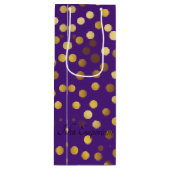 Pour Bouteille Sac cadeau de vin Bubbly (Devant)