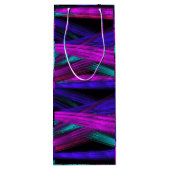 Pour Bouteille Sac Cadeau de Vin d'Art Abstrait (Dos)