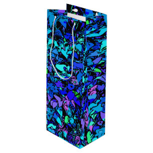 Pour Bouteille Sac Cadeau de Vin d'Art Abstrait