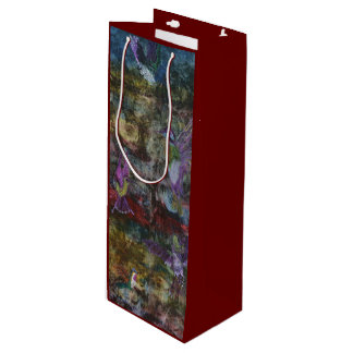Pour Bouteille Sac cadeau de vin de colibris en vol