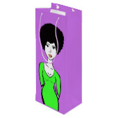 Pour Bouteille Sac cadeau de vin de Jazzy (Dos Angle)