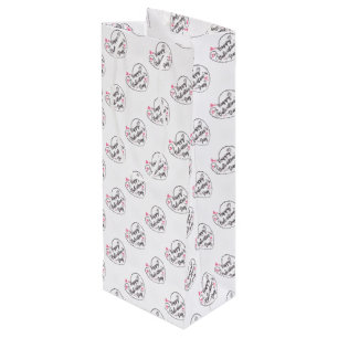 Pour Bouteille Sac cadeau de vin de la Saint-Valentin