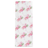 Pour Bouteille Sac cadeau de vin de Noël Flamant rose Pinkmas (Devant)