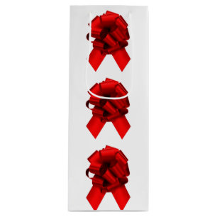 Pour Bouteille Sac cadeau de vin de vaches rouges et vertes