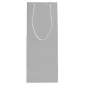 Pour Bouteille Sac cadeau de vin gris argent (Dos)