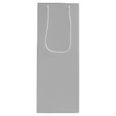 Pour Bouteille Sac cadeau de vin gris argent (Devant)