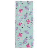 Pour Bouteille Sac cadeau de vin Mint Jolly Baubles (Dos)