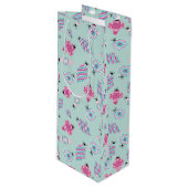 Pour Bouteille Sac cadeau de vin Mint Jolly Baubles (Devant Angle)