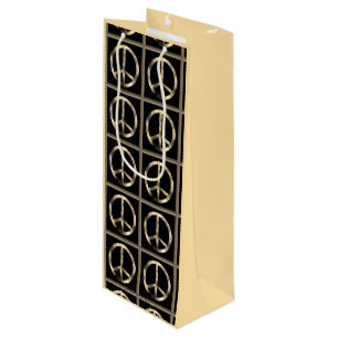 Pour Bouteille Sac cadeau de vin SIGN PEACE