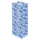Pour Bouteille Sac cadeau d'impression florale (Dos Angle)