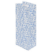 Pour Bouteille Sac cadeau d'impression florale (Dos Angle)
