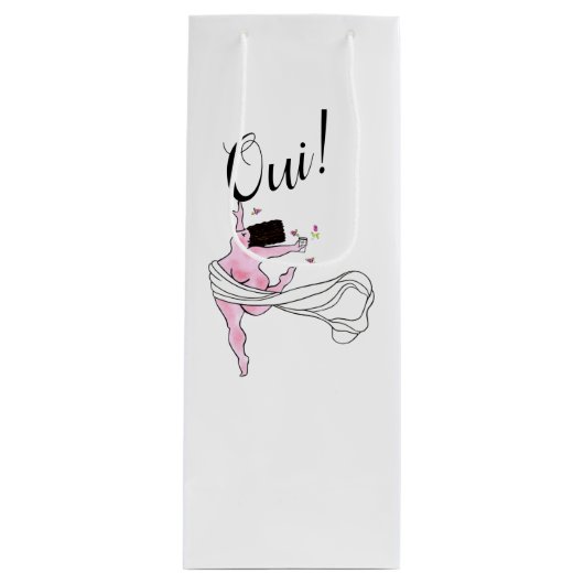 Pour Bouteille Sac cadeau "Diva With Curs" (Devant)
