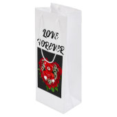 Pour Bouteille Sac cadeau élégant et durable (Dos Angle)