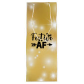 Pour Bouteille Sac cadeau Festive AF Vin (Dos)