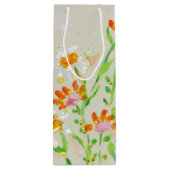 Pour Bouteille Sac cadeau Fleur Win (Dos)