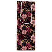 Pour Bouteille Sac cadeau floral (Devant)