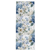 Pour Bouteille Sac cadeau floral (Dos)