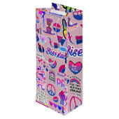 Pour Bouteille Sac cadeau LGBTQ (Dos Angle)