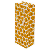 Pour Bouteille Sac cadeau multiple vin Orange Citrus (Devant Angle)