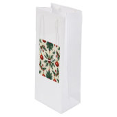 Pour Bouteille Sac cadeau (Noël) (Devant Angle)