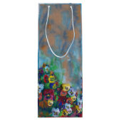 Pour Bouteille Sac cadeau Pansy (Dos)