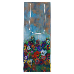 Pour Bouteille Sac cadeau Pansy