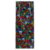 Pour Bouteille Sac cadeau Pansy (rouge) (Dos)