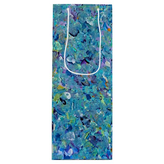 Pour Bouteille Sac cadeau Santorini Seaglass (Devant)