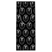 Pour Bouteille Sac cadeau Siamese Twins Skeleton (Dos)