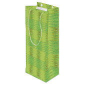Pour Bouteille Sac cadeau Spiral Vert (Dos Angle)