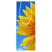 Pour Bouteille Sac cadeau tournesol (Dos)
