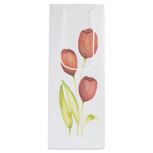 Pour Bouteille Sac cadeau Tulip (Devant)