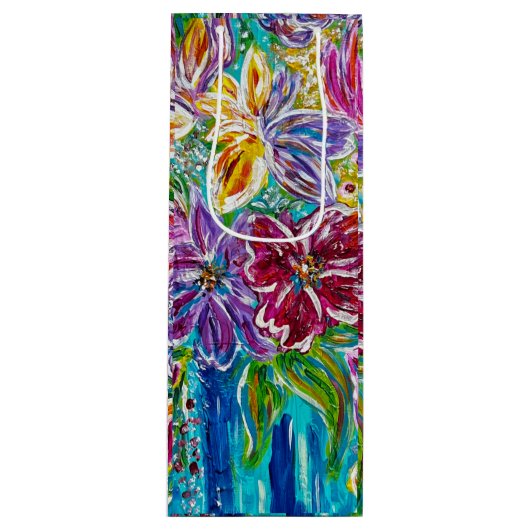 Pour Bouteille Sac Cadeau Vin (Devant)