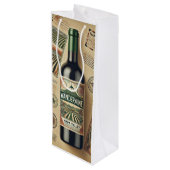 Pour Bouteille Sac cadeau - Vin (Dos Angle)