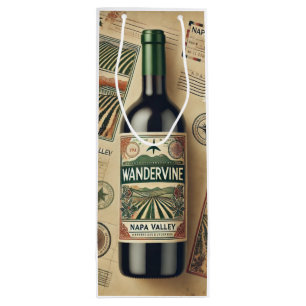 Pour Bouteille Sac cadeau - Vin
