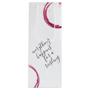 Pour Bouteille Sac cadeau vin blanc amusant