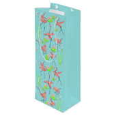 Pour Bouteille Sac cadeau vin Flamingo Fandango (Dos Angle)