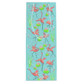 Pour Bouteille Sac cadeau vin Flamingo Fandango (Dos)