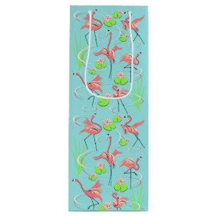 Pour Bouteille Sac cadeau vin Flamingo Fandango