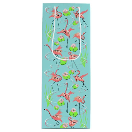 Pour Bouteille Sac cadeau vin Flamingo Fandango (Devant)