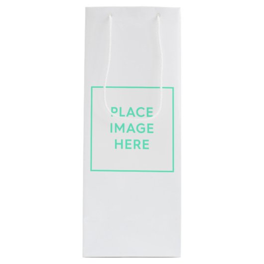 Pour Bouteille Sac cadeau - Vin, Glossy (Devant)