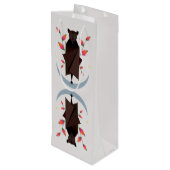 Pour Bouteille Sac cadeau Winel Fox volant (Dos Angle)