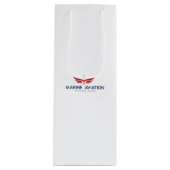 Pour Bouteille Sac de cadeau de MASC - vin, brillant (Devant)