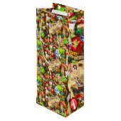 Pour Bouteille Sac de cadeau de pâque (Dos Angle)