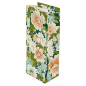 Pour Bouteille Sac en fleur cadeau Floral (Devant Angle)