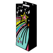 Pour Bouteille Tir Star Comet Fireball sac cadeau (Dos Angle)